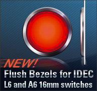 Idec Flush Bezel Push Buttons